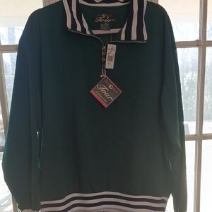 Duck Head Green Zip-Up Sweater